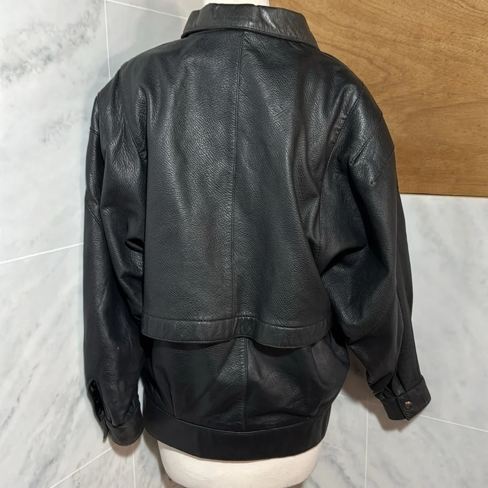 Vintage the leather warehouse leather jacket size S